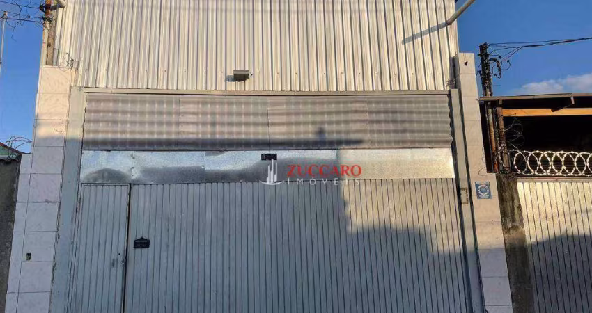 Galpão, 250 m² - venda por R$ 1.200.000,00 ou aluguel por R$ 9.800,00/mês - Jardim Guimarães - Guarulhos/SP