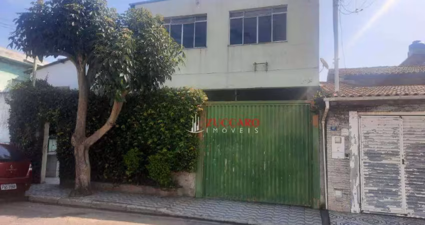 Salão, 240 m² - venda por r$ 750.000,00 ou aluguel por r$ 4.410,00/mês - vila nossa senhora de fátima - guarulhos/sp