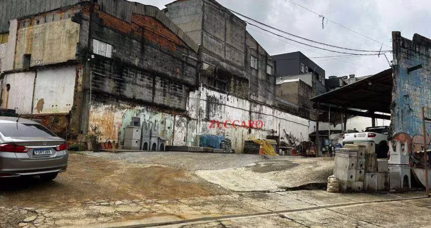 Terreno para alugar, 870 m² por r$ 15.173,00/mês - vila flórida - guarulhos/sp