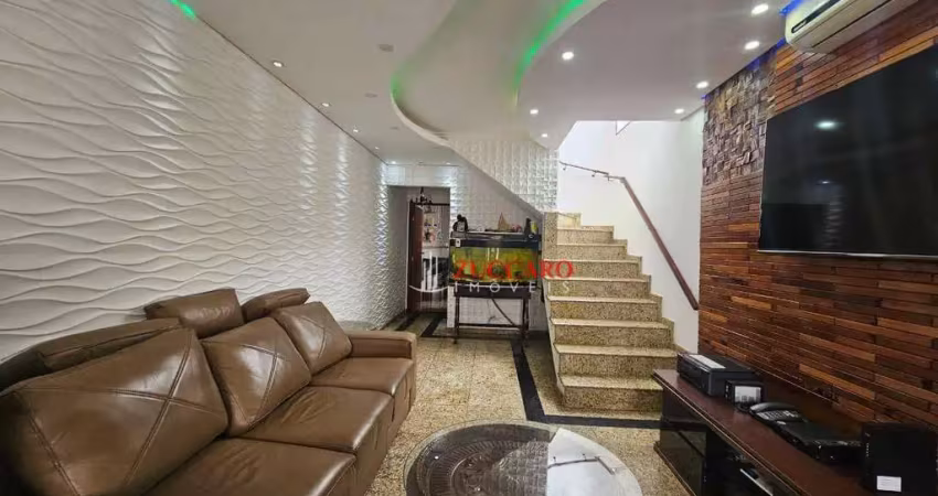 Sobrado com 4 dormitórios à venda, 145 m² por r$ 1.100.000,00 - jardim santa cecília - guarulhos/sp