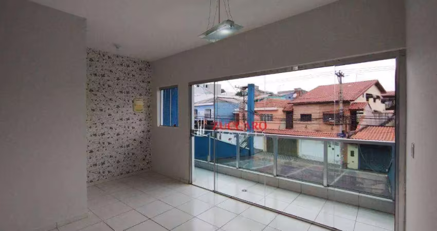 Casa com 2 dormitórios para alugar, 60 m² por r$ 1.500,00/mês - parque continental i - guarulhos/sp