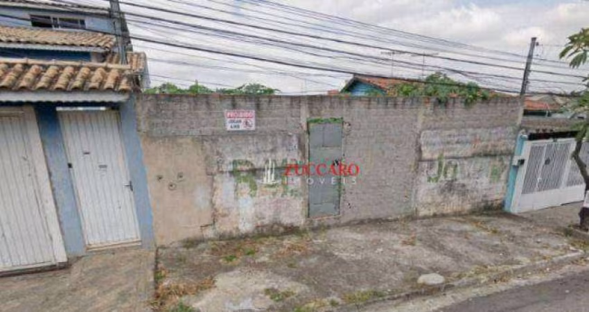 Terreno à venda, 330 m² por R$ 480.000,00 - Jardim Rizzo - Guarulhos/SP