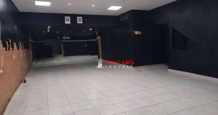 Salão para alugar, 190 m² por r$ 5.150,00/mês - vila augusta - guarulhos/sp