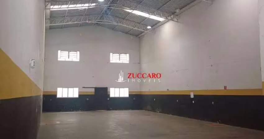 Galpão para alugar, 385 m² por r$ 8.050,00/mês - cidade parque são luiz - guarulhos/sp