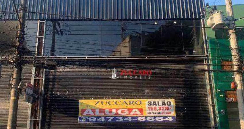 Salão para alugar, 159 m² por R$ 12.000,00/mês - Centro - Guarulhos/SP