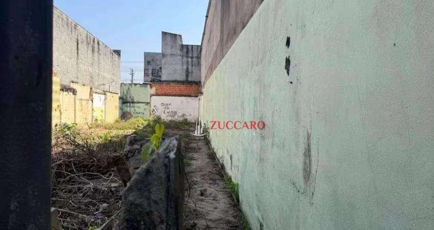 Terreno à venda, 256 m² por R$ 579.500,00 - Vila Galvão - Guarulhos/SP