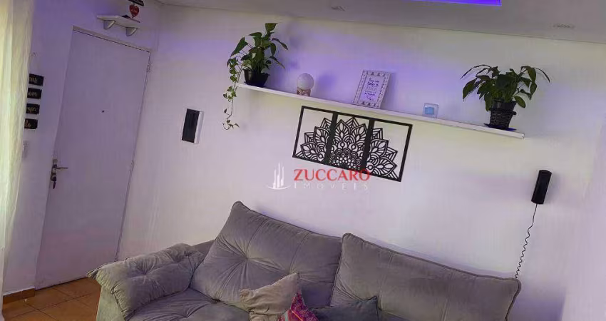 Apartamento com 2 dormitórios à venda, 58 m² por R$ 215.000,00 - Jardim Tranqüilidade - Guarulhos/SP