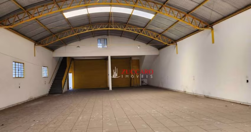 Galpão para alugar, 427 m² por R$ 12.932,07/mês - Cumbica - Guarulhos/SP