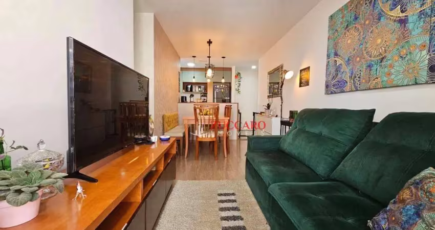 Apartamento com 3 dormitórios à venda, 75 m² por r$ 679.900,00 - bosque maia - guarulhos/sp