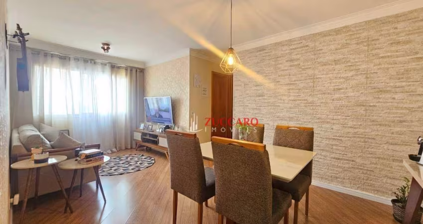 Apartamento com 2 dormitórios à venda, 56 m² por R$ 409.900,00 - Jardim Nova Taboão - Guarulhos/SP