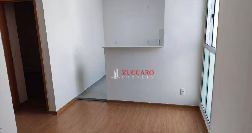 Apartamento com 2 dormitórios à venda, 43 m² por r$ 275.000,00 - jardim rosa de franca - guarulhos/sp