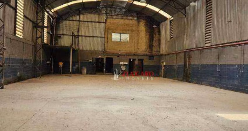 Galpão para alugar, 416 m² por R$ 21.800,00/mês - Cidade Aracilia - Guarulhos/SP