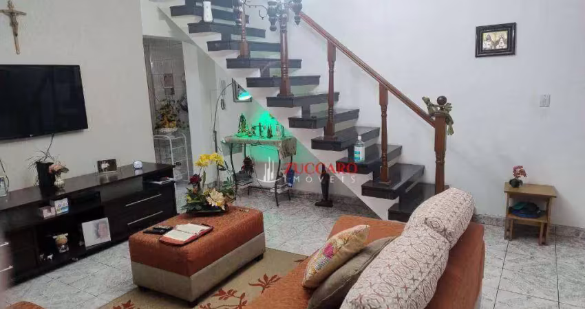 Sobrado com 2 dormitórios à venda, 103 m² por r$ 650.000,00 - jardim vila galvão - guarulhos/sp