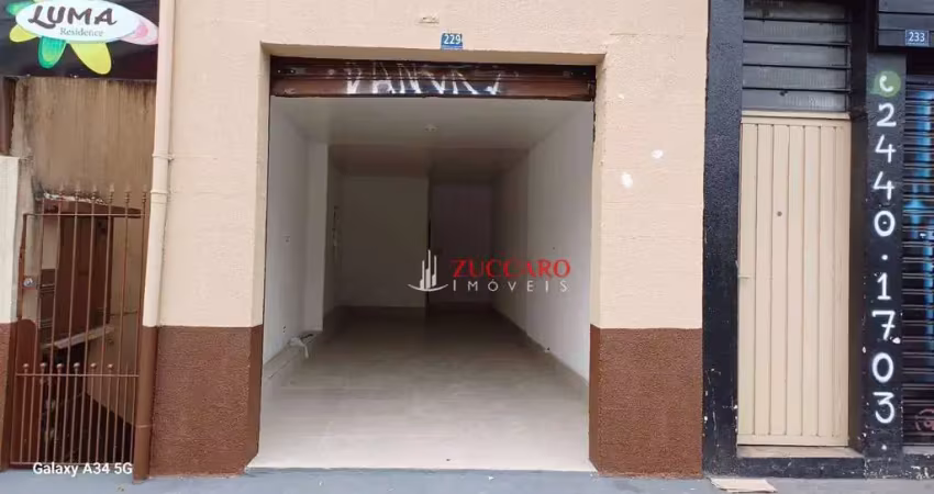 Salão para alugar, 30 m² por r$ 1.550,00/mês - jardim bom clima - guarulhos/sp