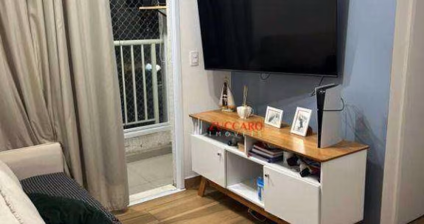 Apartamento com 2 dormitórios à venda, 43 m² por R$ 364.000,00 - Vila Itapegica - Guarulhos/SP