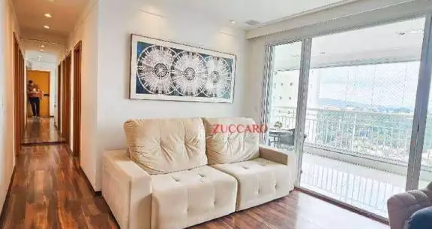 Apartamento com 3 dormitórios à venda, 93 m² por r$ 1.250.000,00 - centro - guarulhos/sp