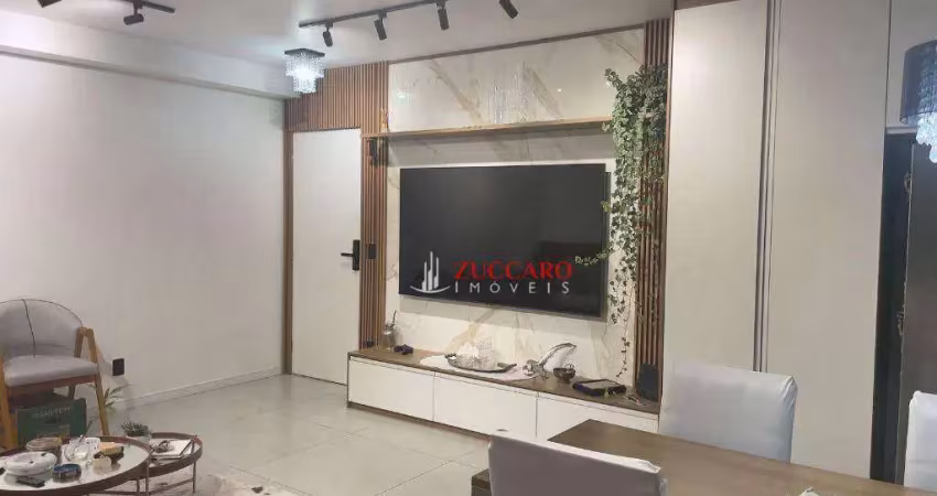 Apartamento com 2 dormitórios à venda, 79 m² por r$ 850.000,00 - vila augusta - guarulhos/sp