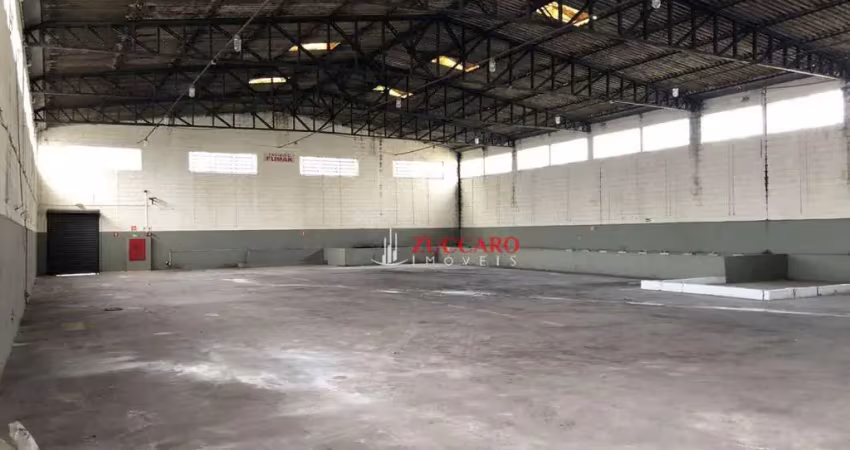 Galpão para alugar, 1400 m² por r$ 31.024,99/mês - cidade industrial satélite  - guarulhos/sp