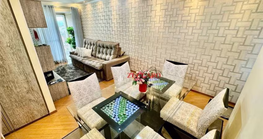 Apartamento com 3 dormitórios à venda, 77 m² por R$ 579.000,00 - Jardim Rosa de Franca - Guarulhos/SP
