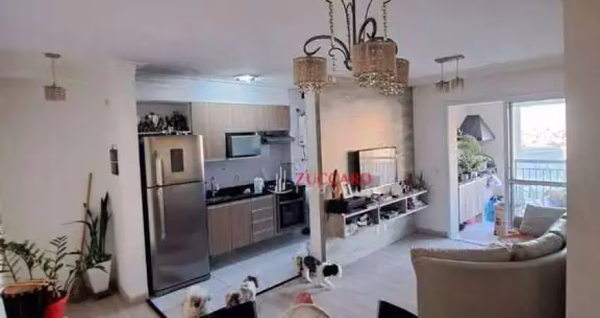 Apartamento com 2 dormitórios à venda, 68 m² por r$ 650.000,00 - jardim flor da montanha - guarulhos/sp