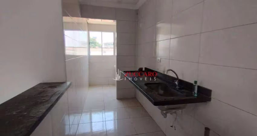 Apartamento com 2 dormitórios para alugar, 45 m² por r$ 1.345,16/mês - jardim fátima - guarulhos/sp
