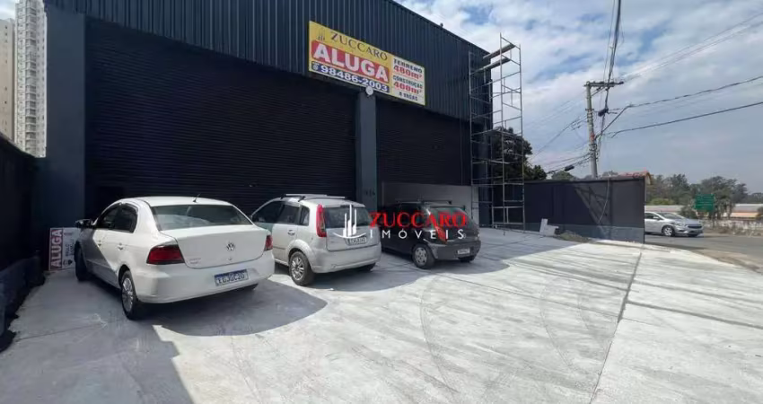 Galpão para alugar, 480 m² por r$ 15.350,00/mês - vila augusta - guarulhos/sp