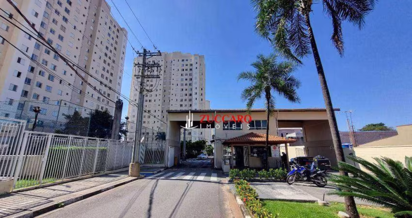 Apartamento com 2 dormitórios para alugar, 45 m² por R$ 2.483,00/mês - Ponte Grande - Guarulhos/SP
