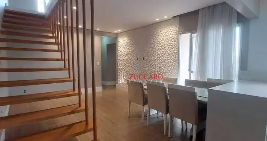 Cobertura com 4 dormitórios à venda, 220 m² por r$ 1.199.000,00 - vila augusta - guarulhos/sp