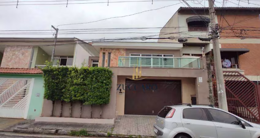 Sobrado com 3 dormitórios para alugar, 328 m² por r$ 4.500,00/mês - jardim santa mena - guarulhos/sp
