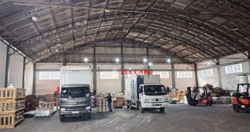 Galpão para alugar, 1650 m² por r$ 35.000,00/mês - cidade industrial satélite de são paulo - guarulhos/sp