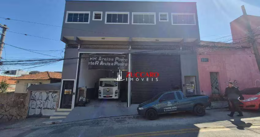 Salão para alugar, 180 m² por r$ 6.650,00/mês - cidade jardim cumbica - guarulhos/sp