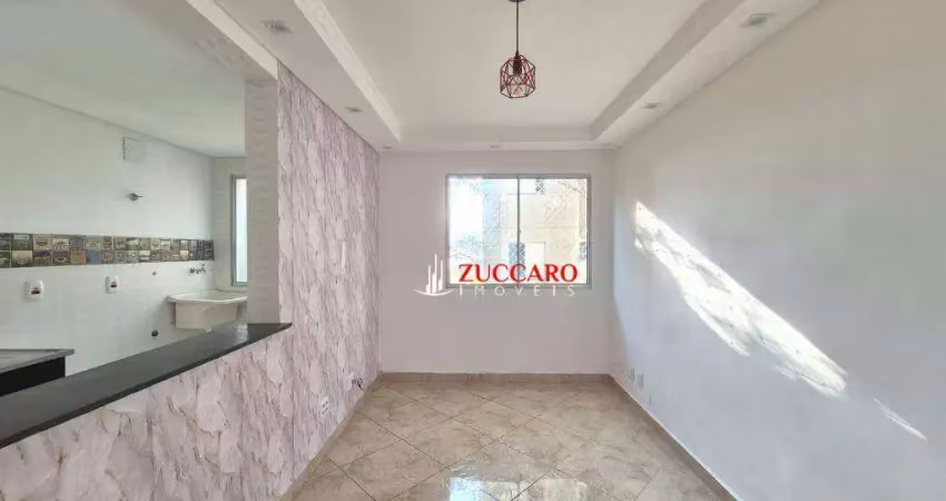 Apartamento com 2 dormitórios para alugar, 47 m² por r$ 1.699,00/mês - jardim adriana - guarulhos/sp