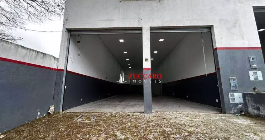 Salão para alugar, 170 m² por r$ 8.100,00/mês - jardim santa bárbara - guarulhos/sp