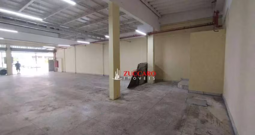 Salão para alugar, 217 m² por r$ 6.150,00/mês - jardim baruch - guarulhos/sp