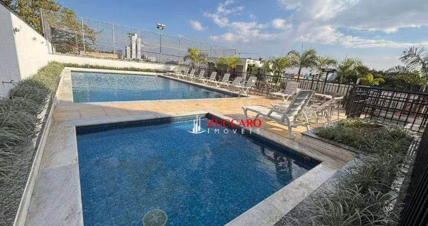 Apartamento com 2 dormitórios para alugar, 57 m² por r$ 3.499,00/mês - vila galvão - guarulhos/sp