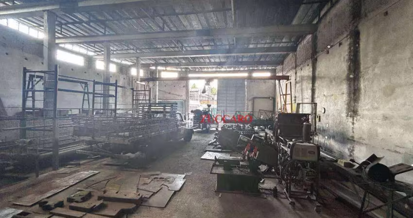 Galpão para alugar, 249 m² por r$ 9.000,00/mês - jardim adriana - guarulhos/sp