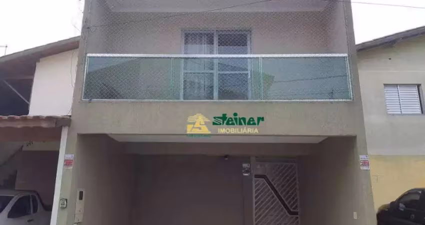 Sobrado com 3 dormitórios para alugar, 117 m² por r$ 2.380,00/mês - jardim albertina - guarulhos/sp