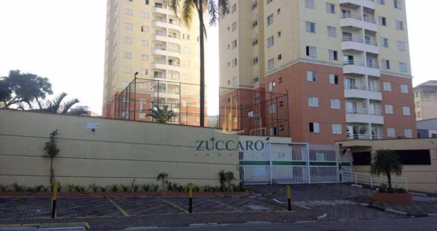 Apartamento com 3 dormitórios para alugar, 69 m² por R$ 3.144,52/mês - Centro - Guarulhos/SP