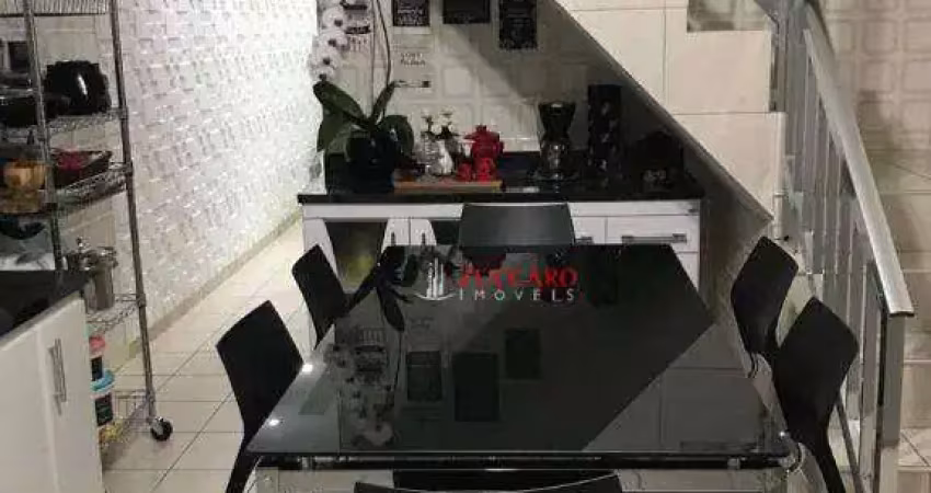 Sobrado com 3 dormitórios à venda, 126 m² por r$ 399.000,01 - jardim presidente dutra - guarulhos/sp