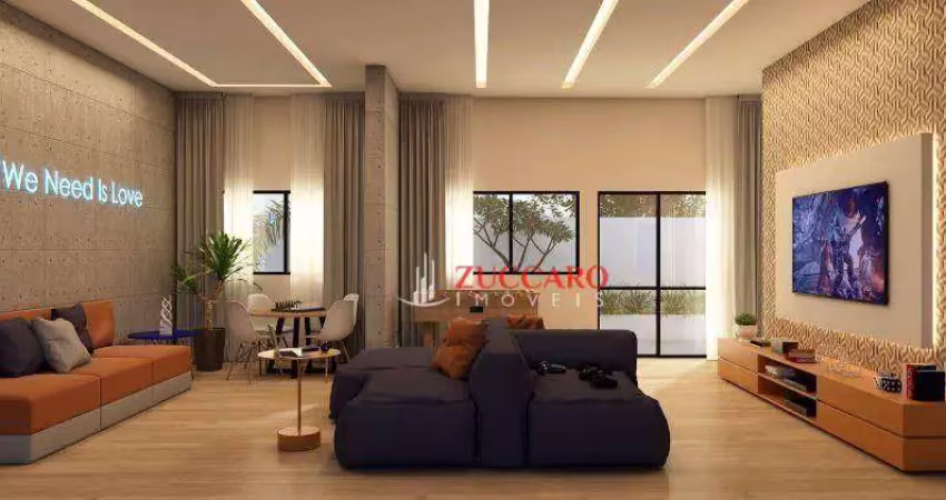 Apartamento com 2 dormitórios à venda, 86 m² por r$ 623.345,41 - vila progresso - guarulhos/sp