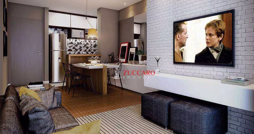 Apartamento com 2 dormitórios à venda, 45 m² por R$ 338.053,97 - Vila Galvão - Guarulhos/SP