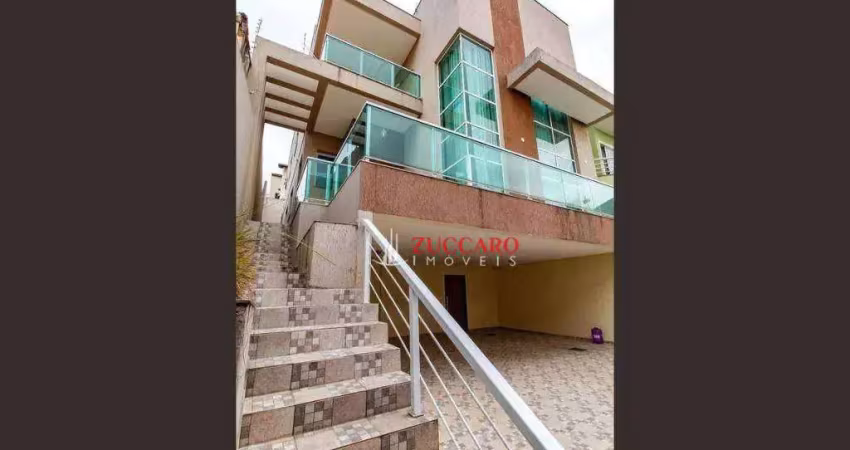 Sobrado à venda, 316 m² por r$ 1.099.900,01 - jardim vila galvão - guarulhos/sp