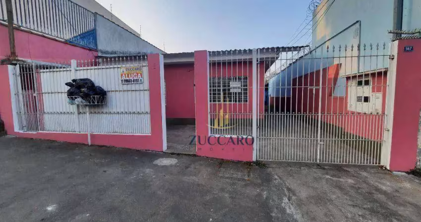 Casa com 1 dormitório para alugar, 60 m² - vila barros - guarulhos/sp