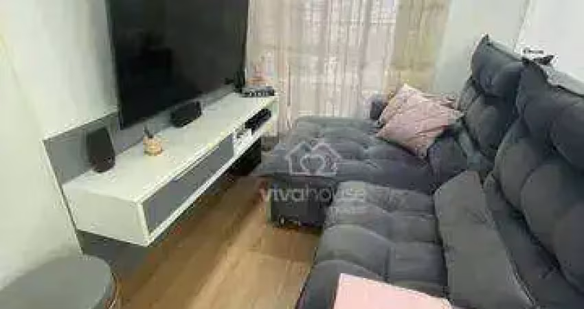 Apartamento com 2 dormitórios à venda, 49 m² por r$ 345.000 - jardim pilar - mauá/sp