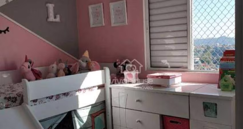 Apartamento com 2 dormitórios à venda, 58 m² por R$ 350.000 - Vila Falchi - Mauá/SP