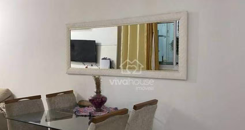 Apartamento com 2 dormitórios à venda, 50 m² por R$ 350.000,00 - Vila Scarpelli - Santo André/SP