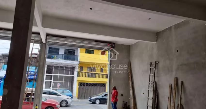Salão para alugar, 160 m² por r$ 5.000,00/mês - jardim nilza miranda - mauá/sp