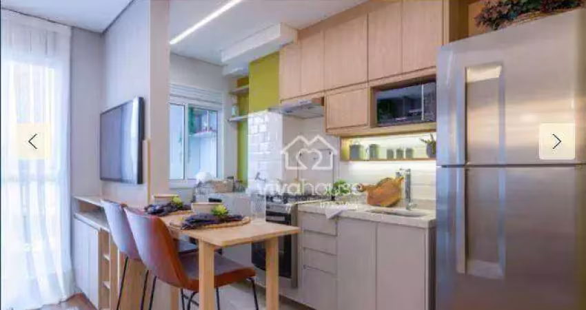 Apartamento com 2 dormitórios à venda, 50 m² por r$ 279.840,00 - campestre - santo andré/sp