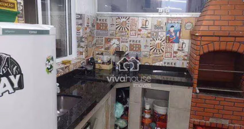 Apartamento com 2 dormitórios à venda, 85 m² por r$ 410.000 - vila bocaina - mauá/sp