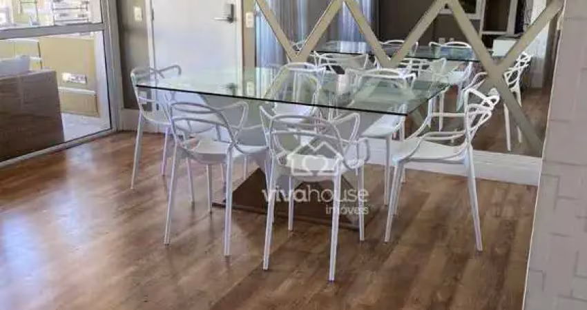 Apartamento com 3 dormitórios para alugar, 128 m² por r$ 6.500/mês - centro - santo andré/sp